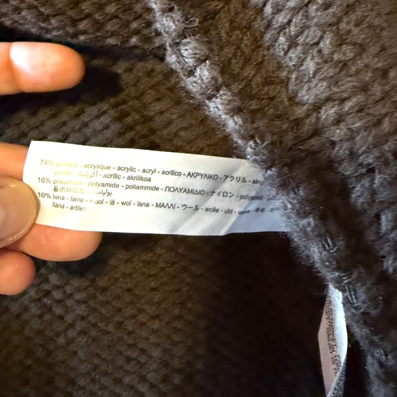 Zara chocolate brown oversized touch of wool chunky jacket made in EU NWT - Picture 8 of 13